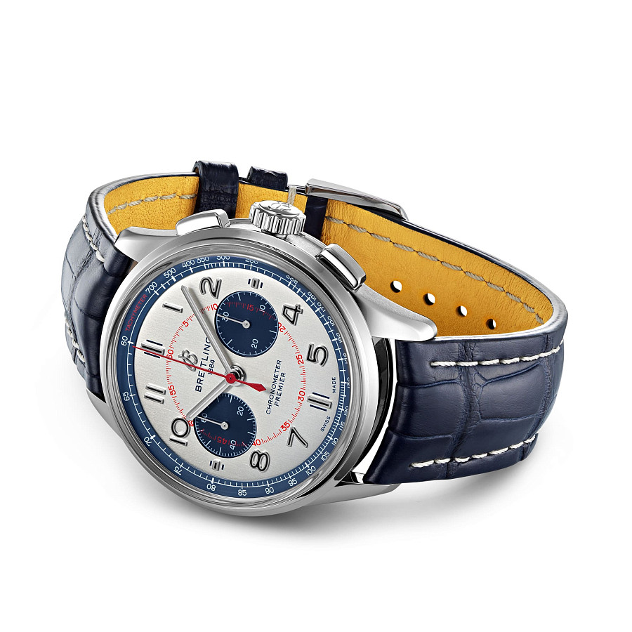 Часы Breitling Premier B01 Chronograph 42 Bentley Mulliner Limited Edition AB0118A71G1P1 — сталь металл, Швейцария
