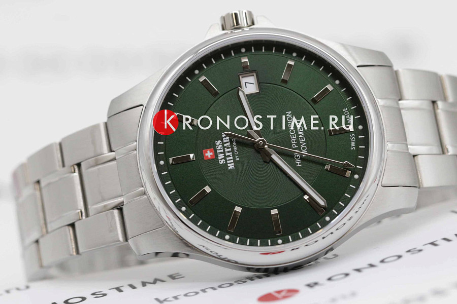Часы Swiss Military by Chrono Сверхточные SM30200.31 — кварцевые, металл сталь