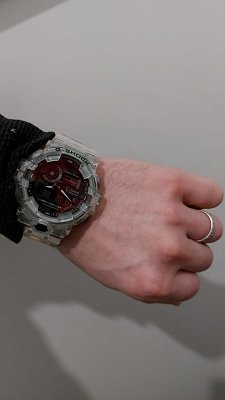 Фото покупателя: Японские наручные часы Casio G-Shock GA-700SKE-7A с хронографом