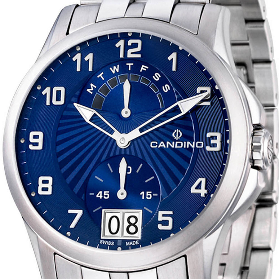Часы Candino Gents Classic C4389/B — кварцевые, металл сталь