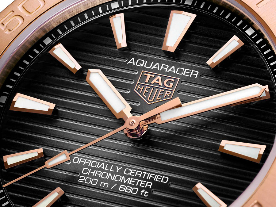 Часы TAG Heuer Aquaracer Professional 200 WBP5150.FT6199 — сталь металл золото, Швейцария