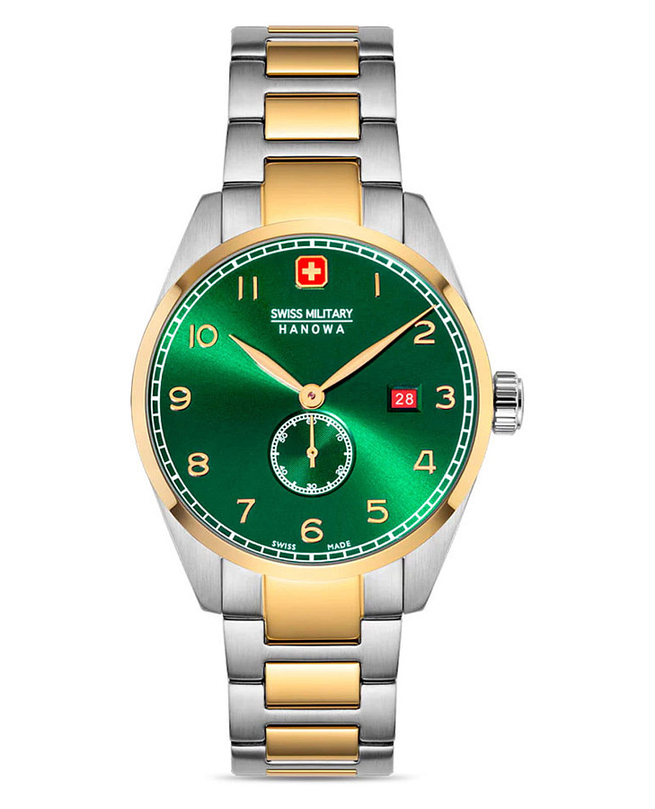 Часы Swiss Military Hanowa Lynx SMWGH0000760 — мужские, зеленый