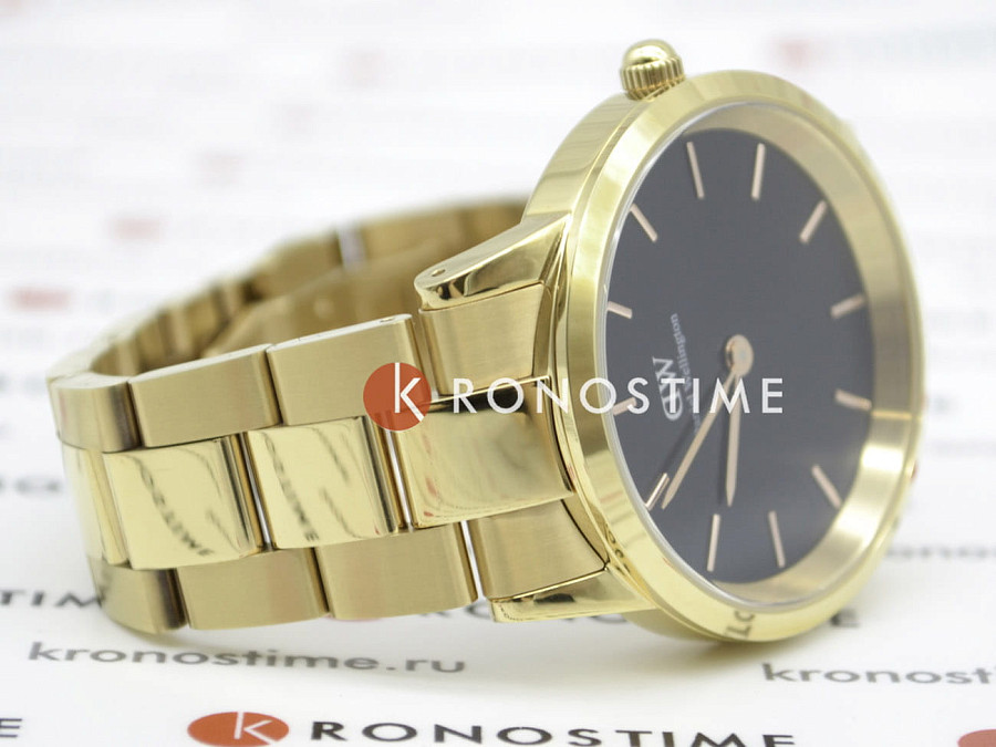 Часы Daniel Wellington Iconic Link DW00100344 — черный, сталь металл