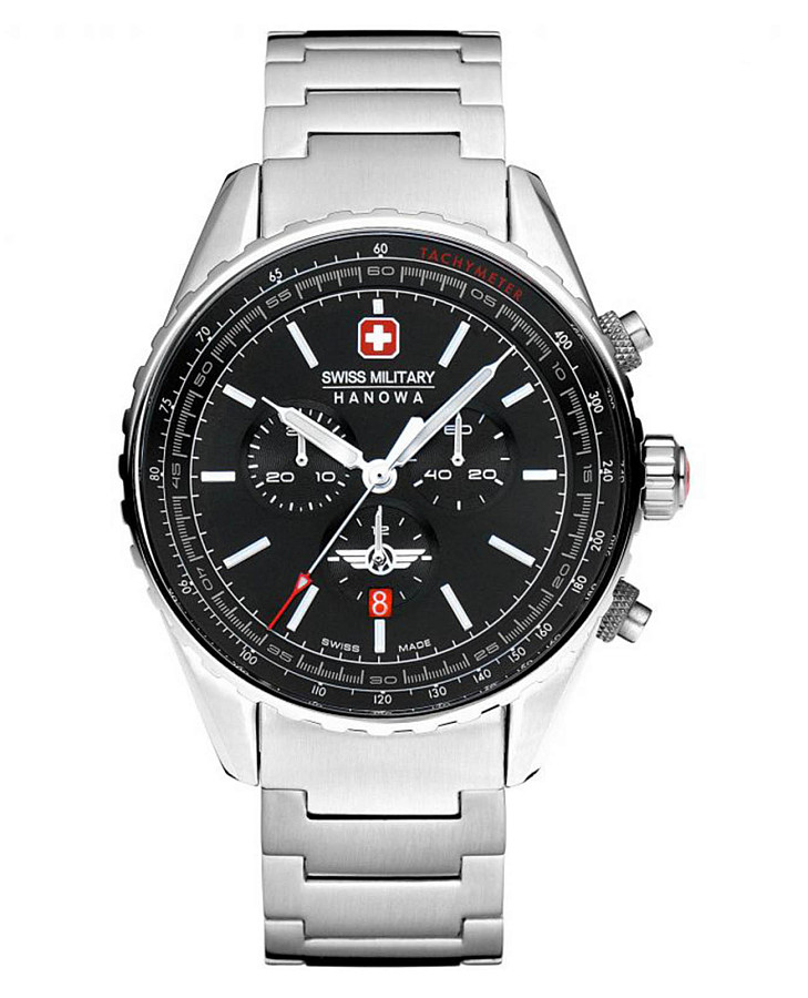 Часы Swiss Military Hanowa SMWGI0000303 — мужские, черный