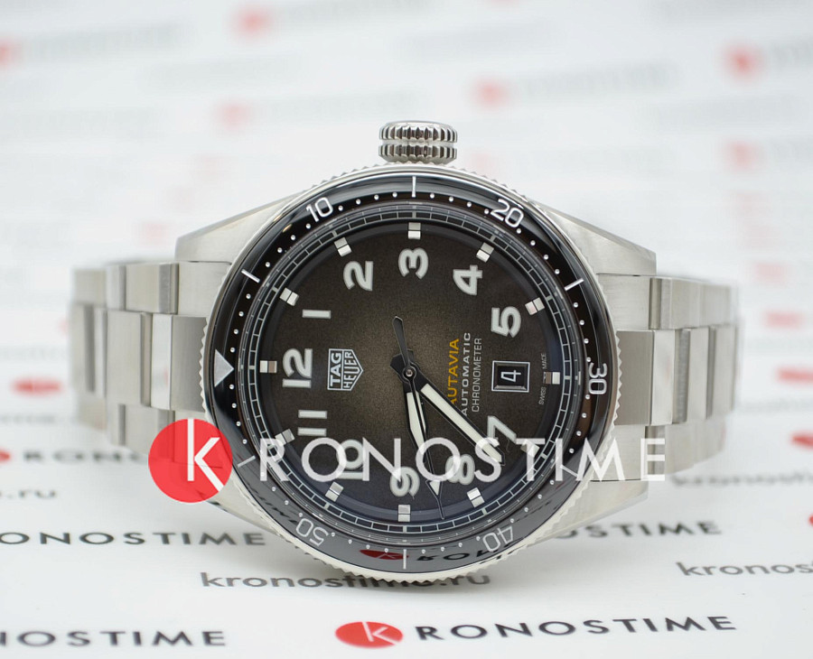 Часы TAG Heuer Autavia WBE5114.EB0173 — мужские, нержавеющая сталь