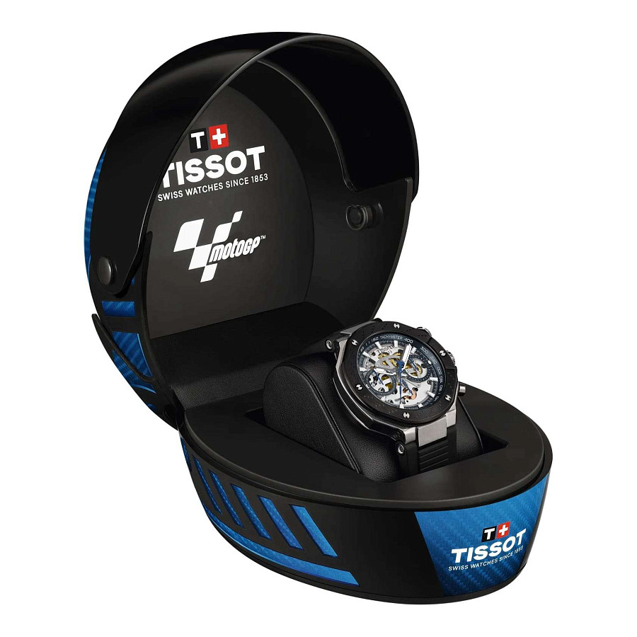 Часы Tissot T-Race MotoGP Automatic Chronograph T141.462.27.041.00 — механические, металл сталь