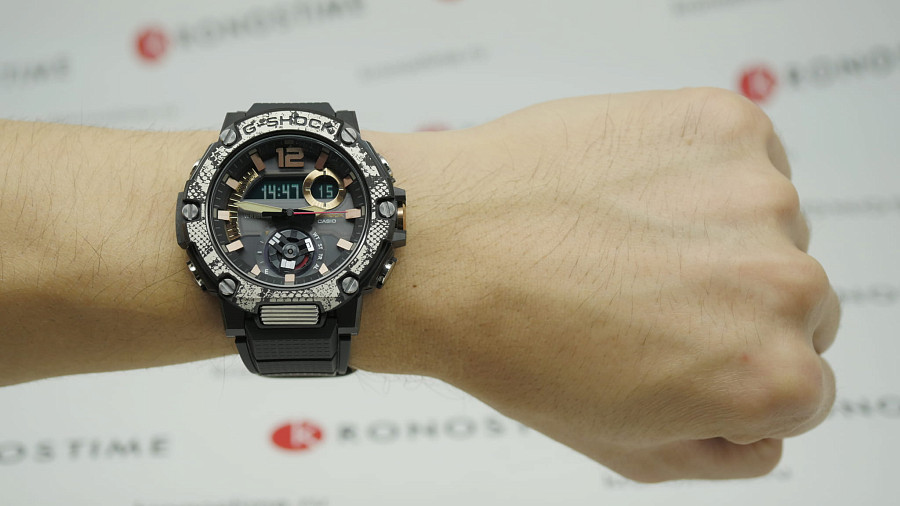 Часы Casio G-Shock GST-B300WLP-1A — черный, сталь карбон