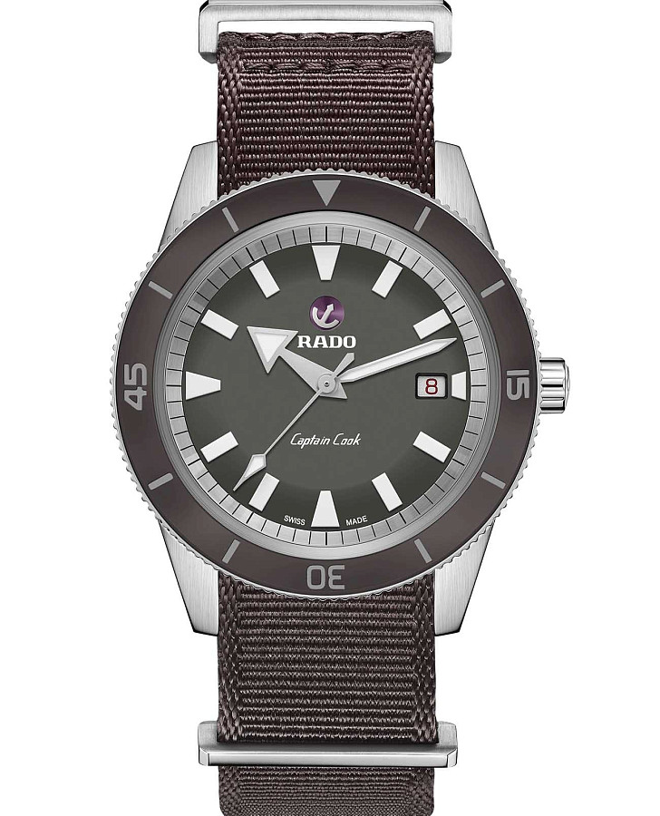 Часы Rado Captain Cook Automatic R32505016 — мужские, серый