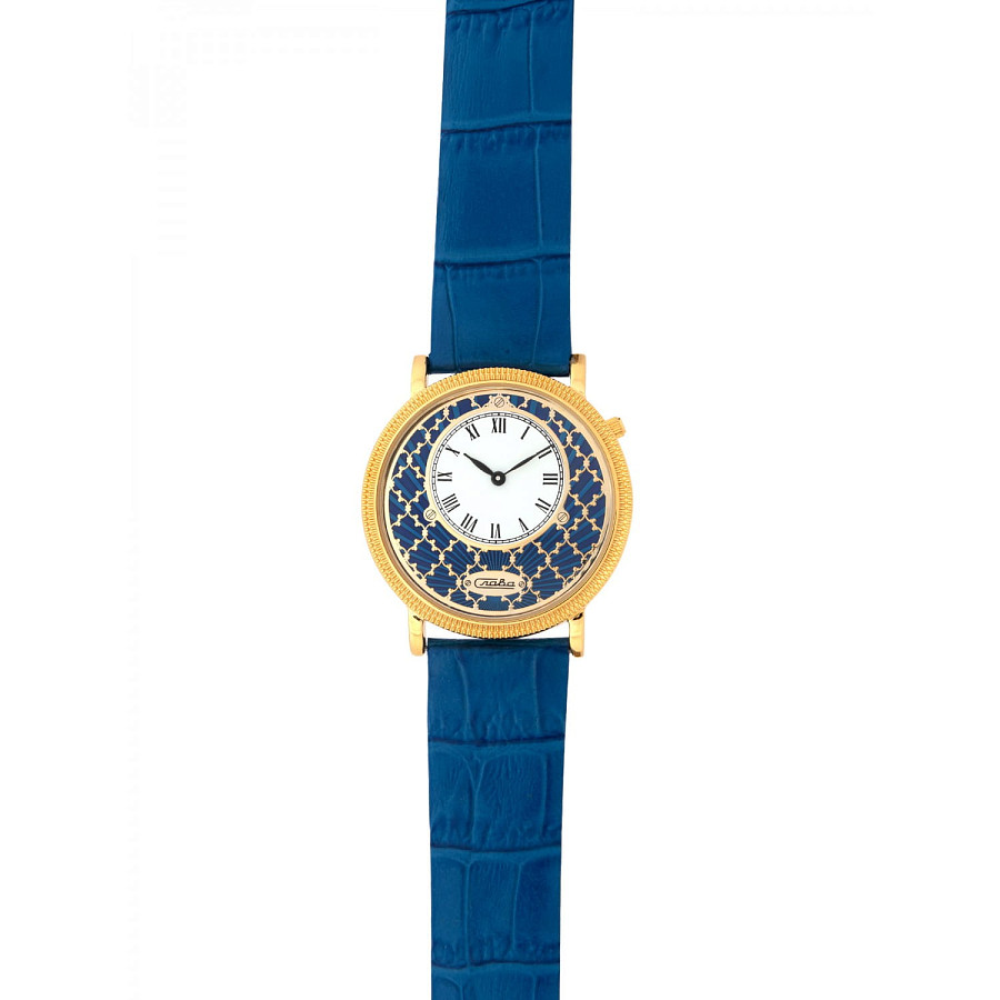 Часы Слава Браво 1349471/GL20 — кожаный, женские
