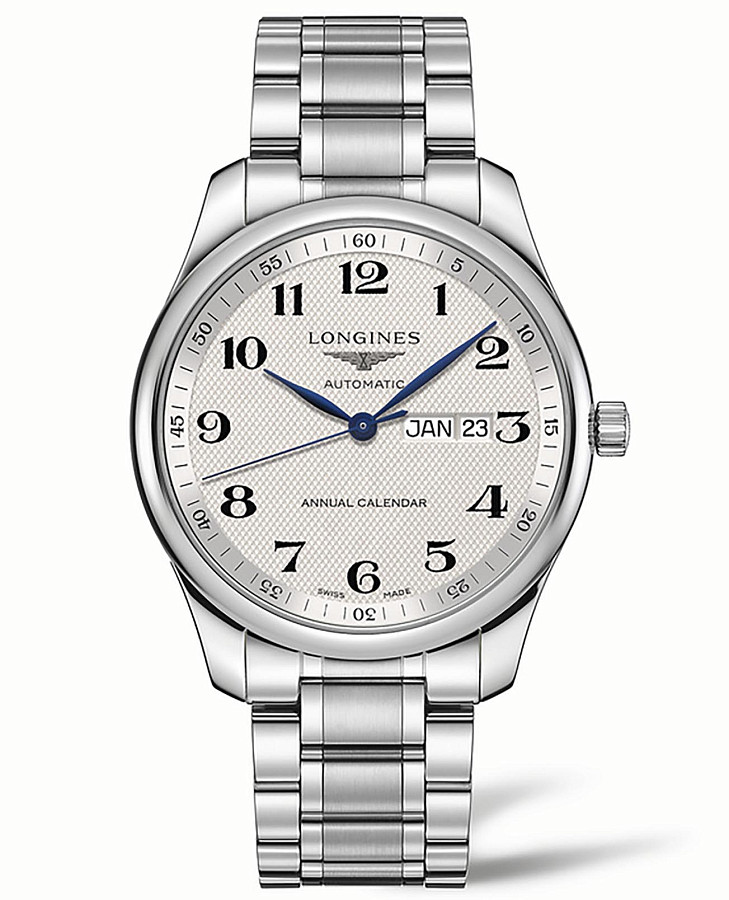Часы Longines Master Collection L2.920.4.78.6 — мужские, серебристый