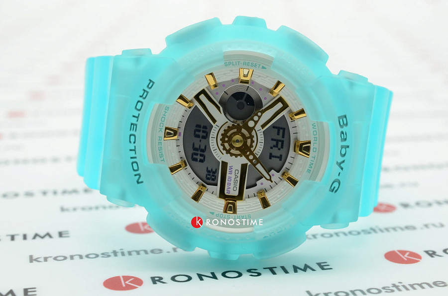 Часы Casio Baby-G BA-110SC-2A — пластик, женские