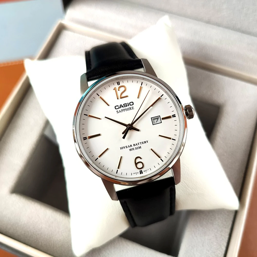 Часы Casio Collection MTS-110L-7A — сталь металл, Япония