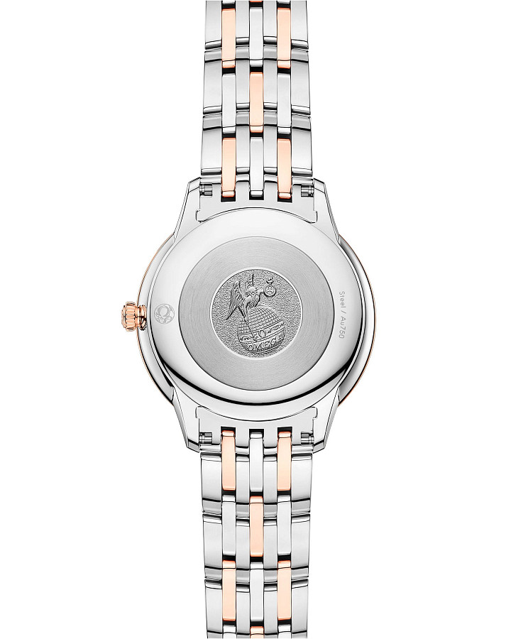 Часы Omega De Ville Prestige 434.20.30.60.05.001 — кварцевые, сталь металл золото