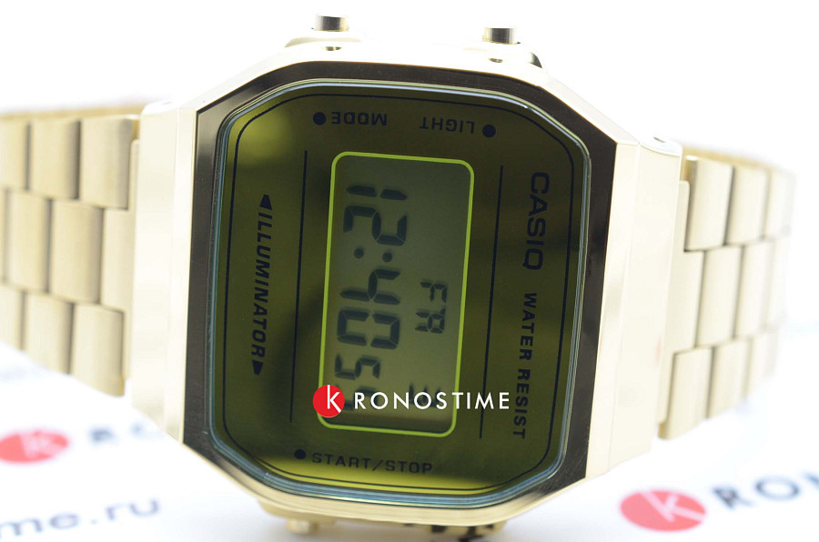 Часы Casio Collection A-168WEGM-9 — Япония, кварцевые