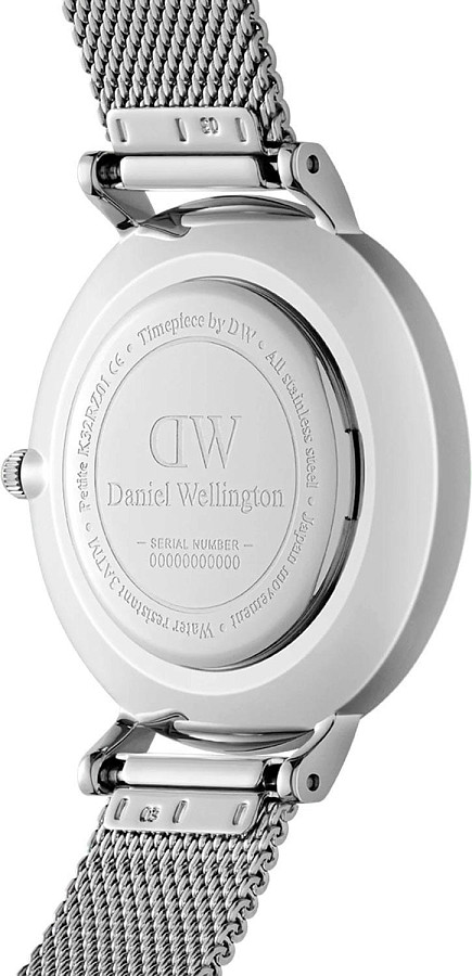 Часы Daniel Wellington Petite Lumine Bezel Sterling DW00100661 — кварцевые, сталь металл