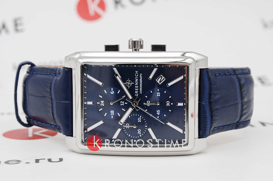 Часы Greenwich Galeon Chrono GW 553.16.16 — кварцевые, сталь металл