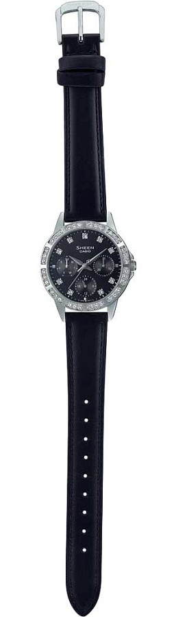 Часы Casio Sheen SHE-3517L-1AUEF — кожаный, женские