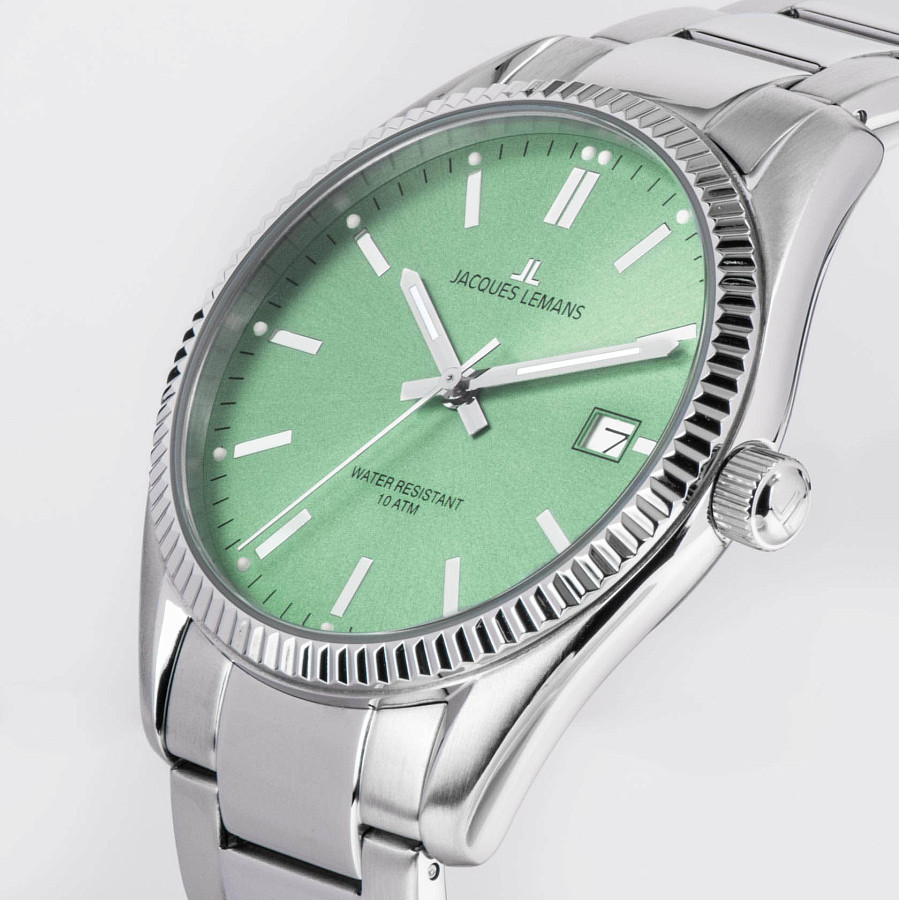 Часы Jacques Lemans Derby 50-4F — кварцевые, сталь