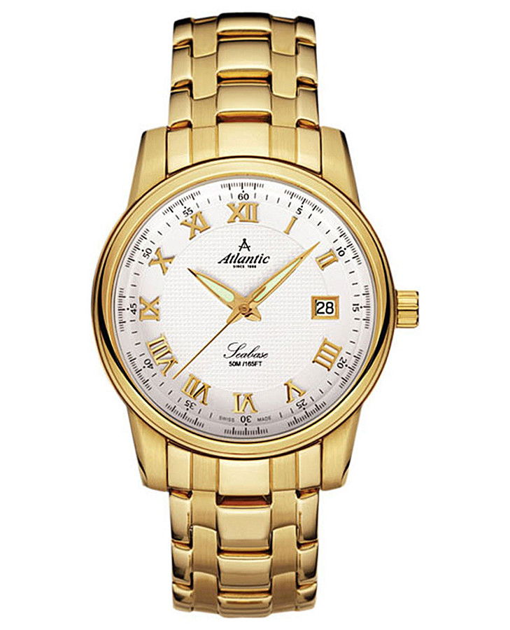 Часы Atlantic Seabase 64355.45.28 — мужские, белый