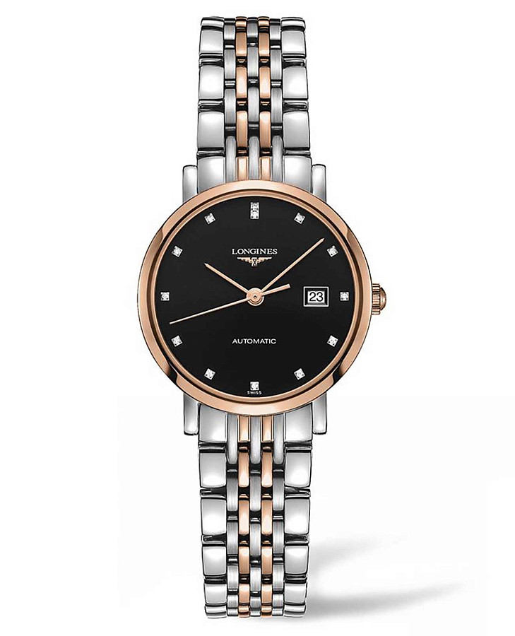 Часы Longines Elegant Collection L4.310.5.57.7 — женские, черный