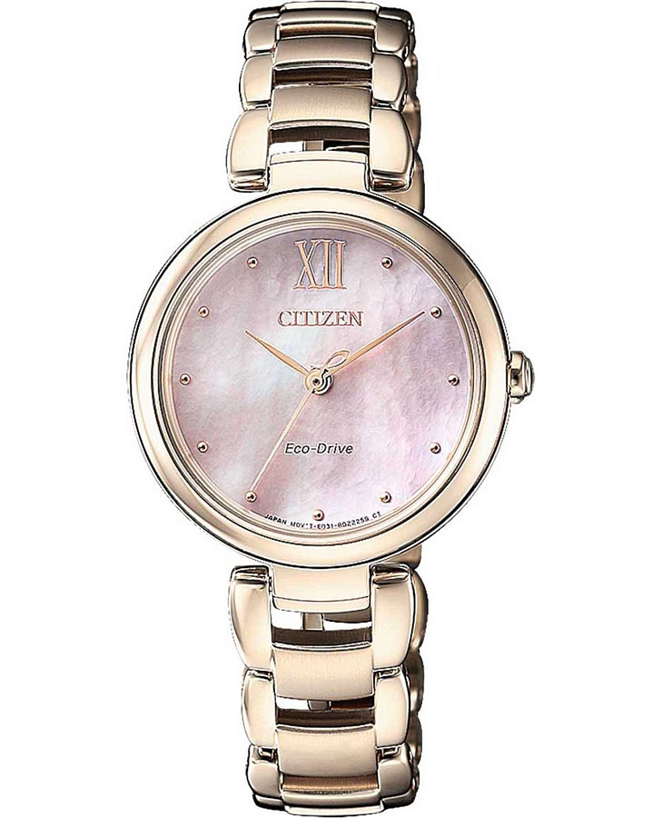 Часы Citizen Elegance EM0533-82Y — женские, перламутровый