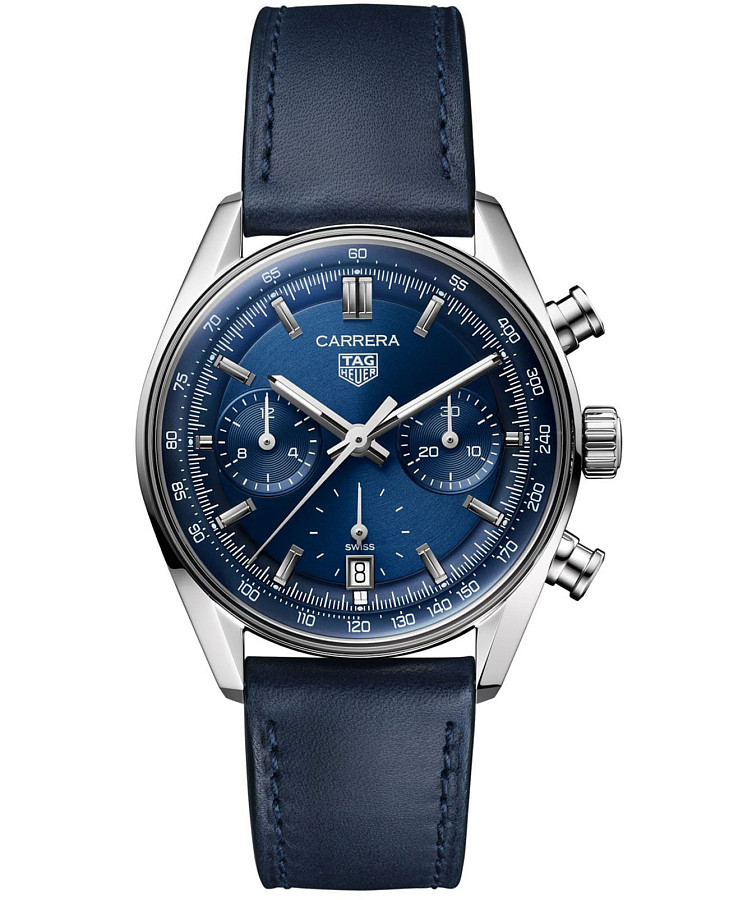 Часы TAG Heuer Carrera Chronograph CBS2212.FC6535 — мужские, синий