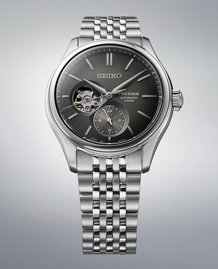 Часы Seiko Presage Classic Series SPB471 — черный, сталь металл
