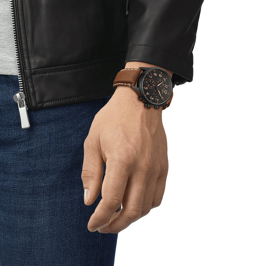 Часы Tissot Chrono XL T116.617.36.052.03 — кварцевые, металл сталь