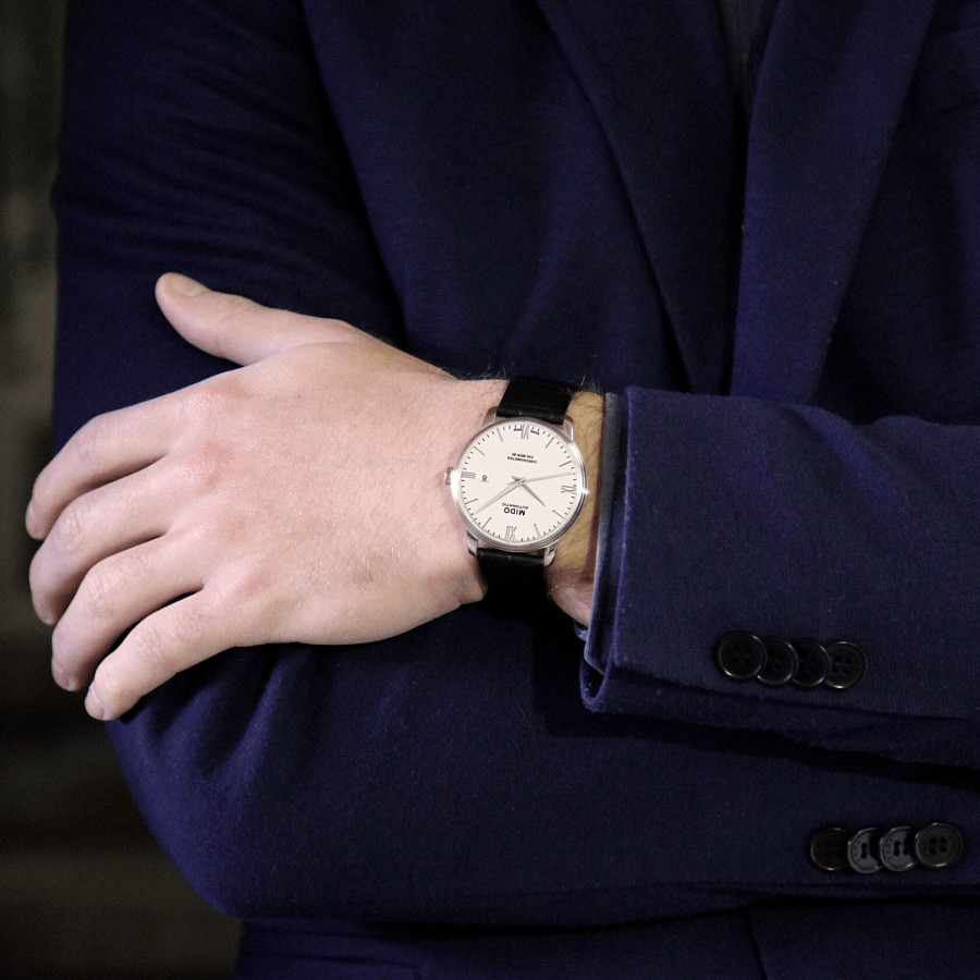 Часы Mido Baroncelli Heritage Gent M027.407.16.010.00 — артикул M0274071601000, мужские