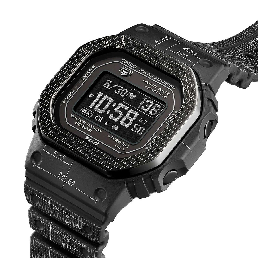 Часы Casio G-Shock DW-H5600EX-1DR (DW-H5600EX-1) — пластик, Япония