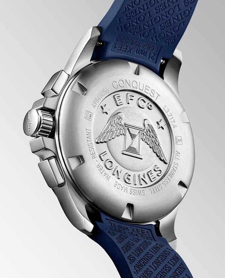 Часы Longines Conquest V.H.P. L3.717.4.96.9 — металл сталь, Швейцария