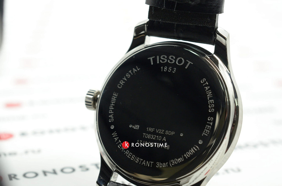 Часы Tissot Tradition Lady T063.210.16.037.00 — белый, сталь металл