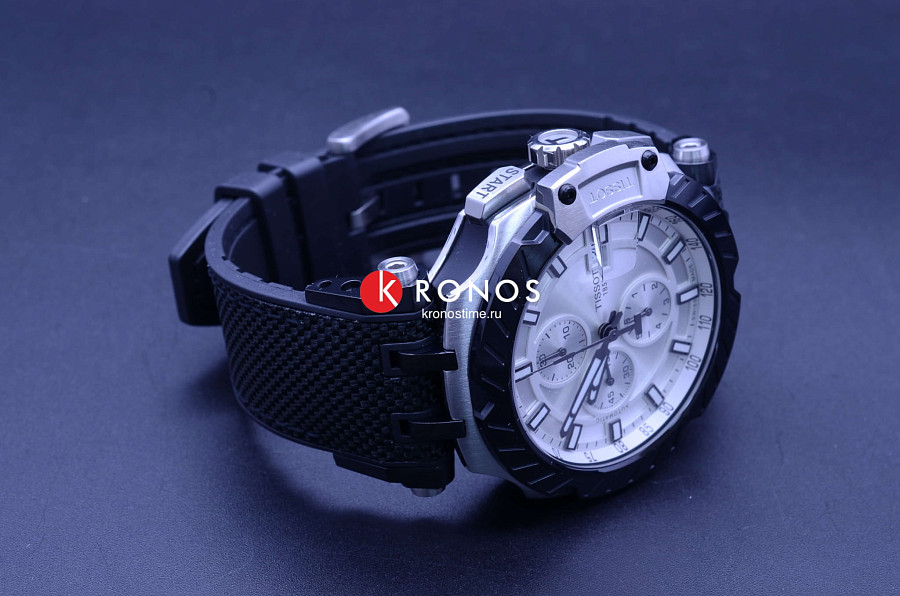 Часы Tissot T-Race Automatic Chronograph T115.427.27.031.00 — черный, металл сталь