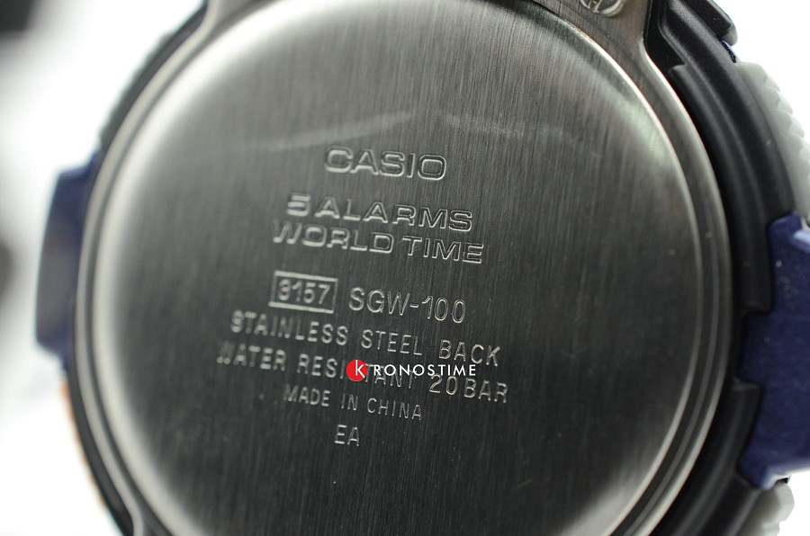Часы Casio Collection SGW-100-2BER — Япония, электронные