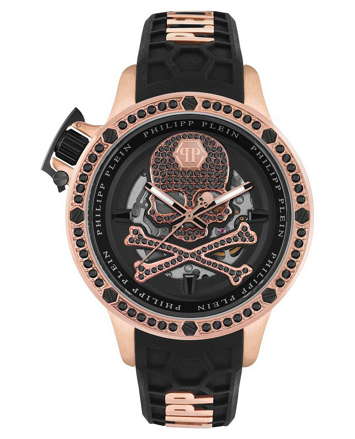 Часы Philipp Plein Plein Rich PWUAA0323 — мужские, черный