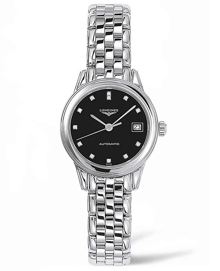 Часы Longines Flagship L4.274.4.57.6 — женские, черный