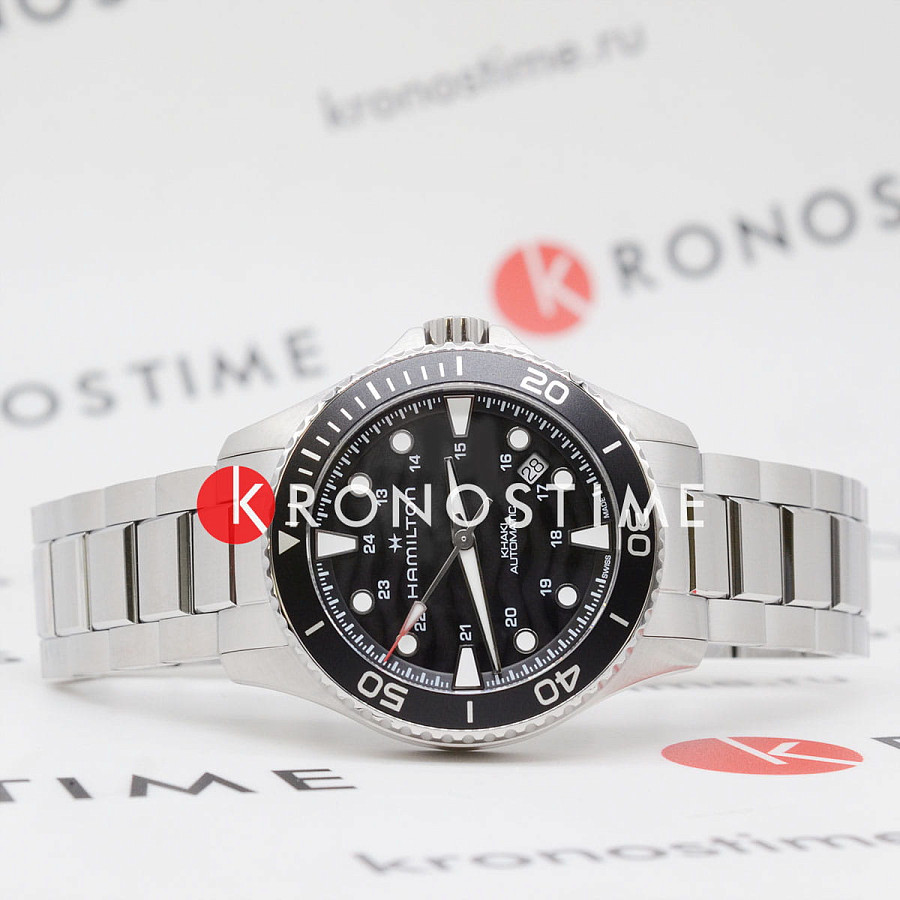 Часы Hamilton Khaki Navy Scuba Auto H82415130 — механические, металл