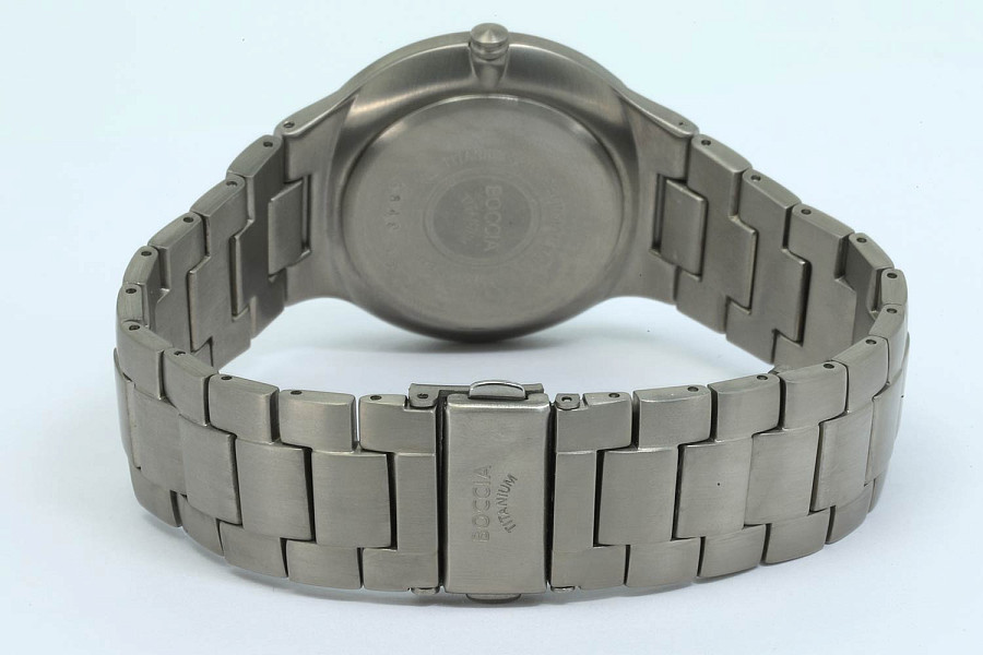 Часы Boccia Titanium 3649-02 — кварцевые, Германия, мужские