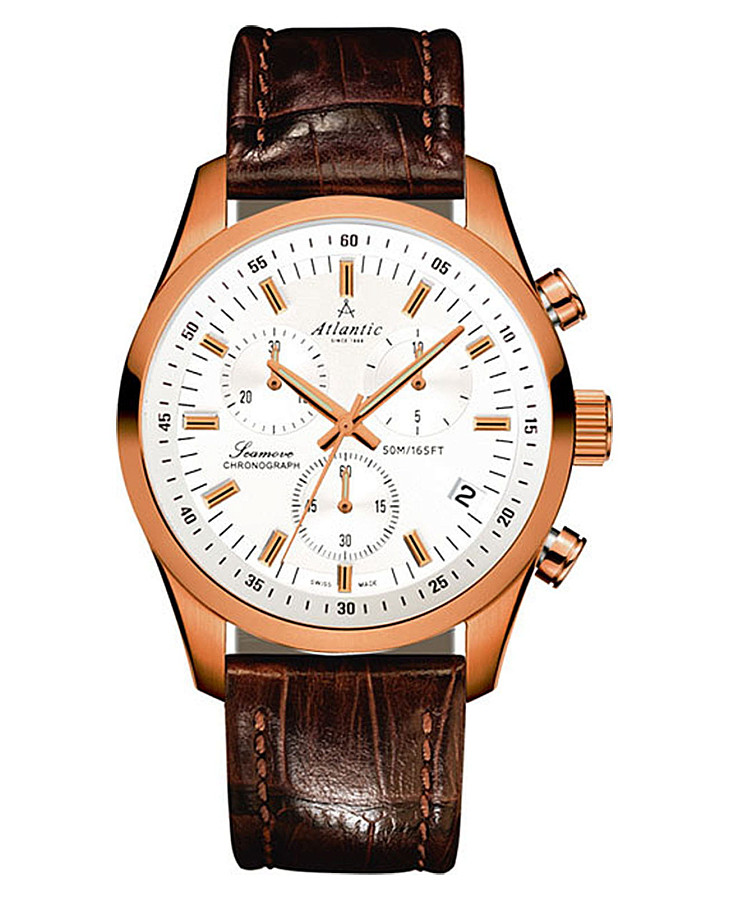 Часы Atlantic Seamove 65451.44.21 — мужские, белый