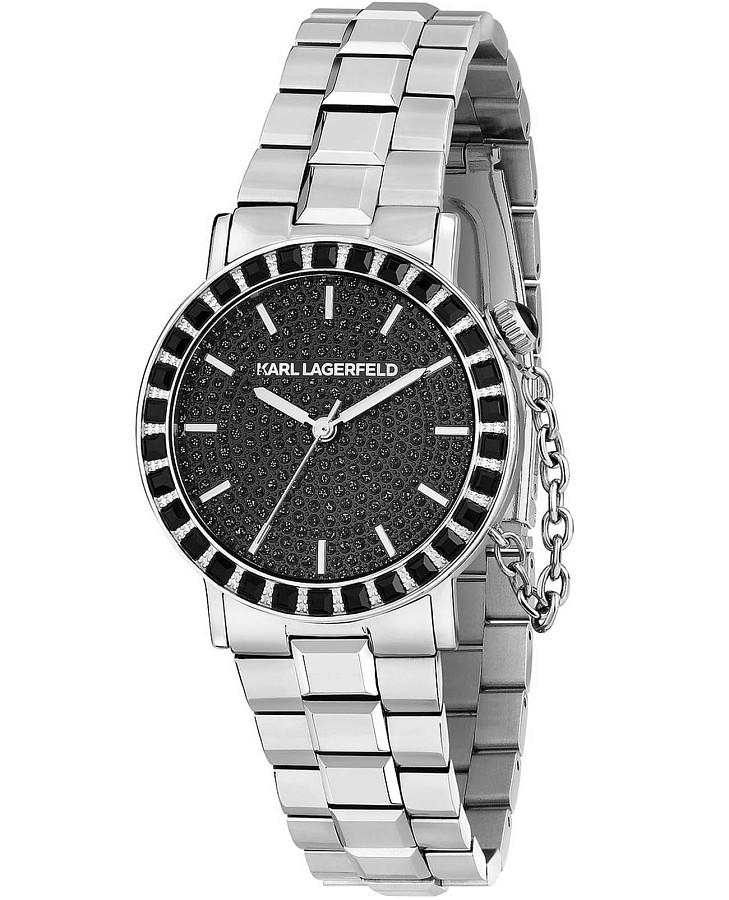 Часы Karl Lagerfeld Crystals R0553100505 — женские, черный