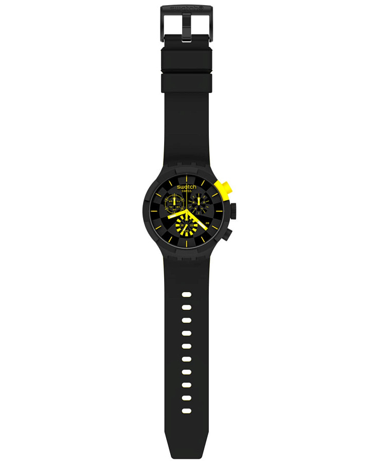 Часы Swatch Big Bold Chrono SB02B403 — силикон, мужские