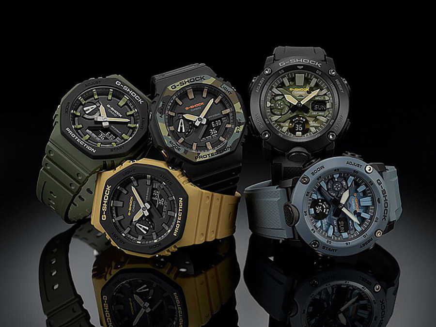 Часы Casio G-Shock GA-2100SU-1A — Япония, электронные