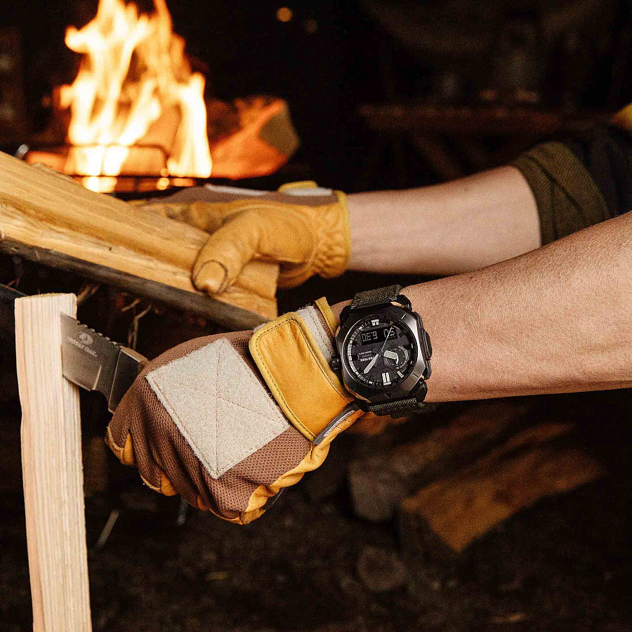 Часы Casio Pro Trek PRW-6900YB-3DR (PRW-6900YB-3) — сталь металл, Япония