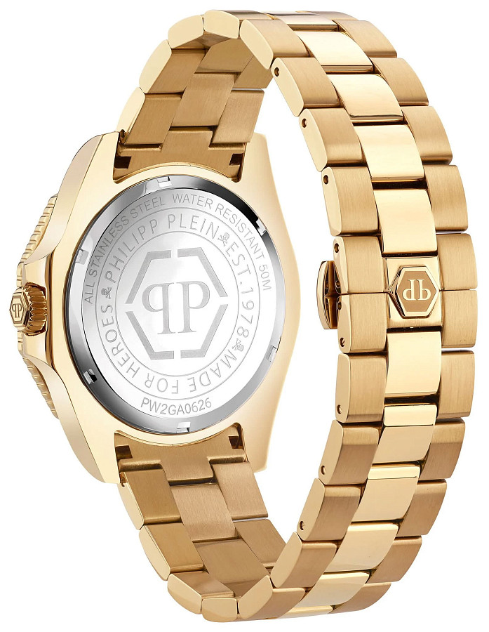 Часы Philipp Plein Aquastorm PW2GA0626 — кварцевые, сталь металл