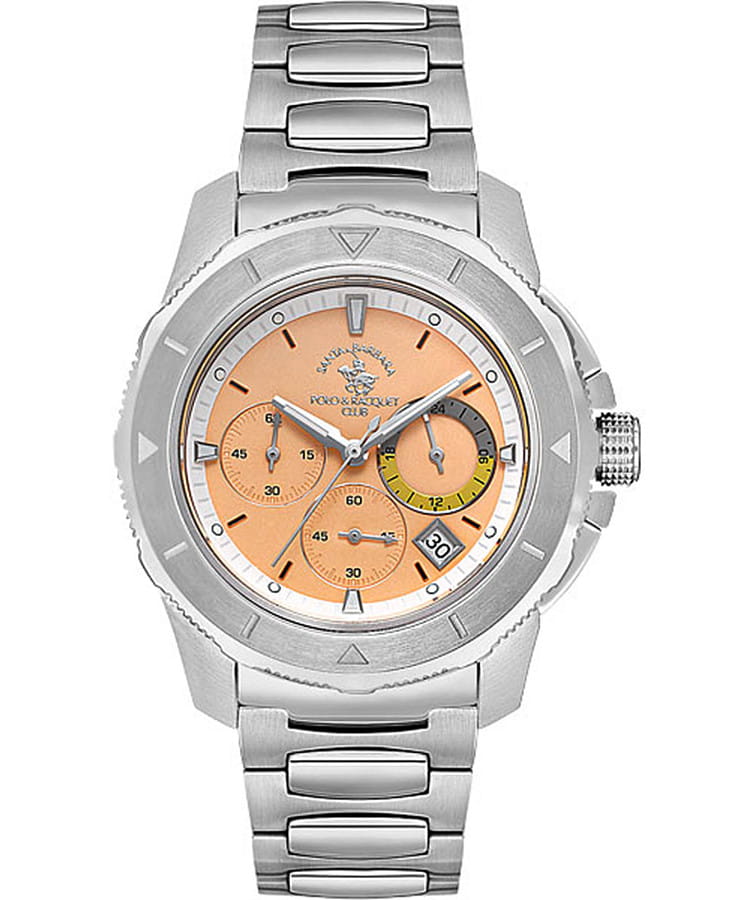 Часы Santa Barbara Polo & Racquet Club Legend SB.1.10561-5 — мужские, бежевый