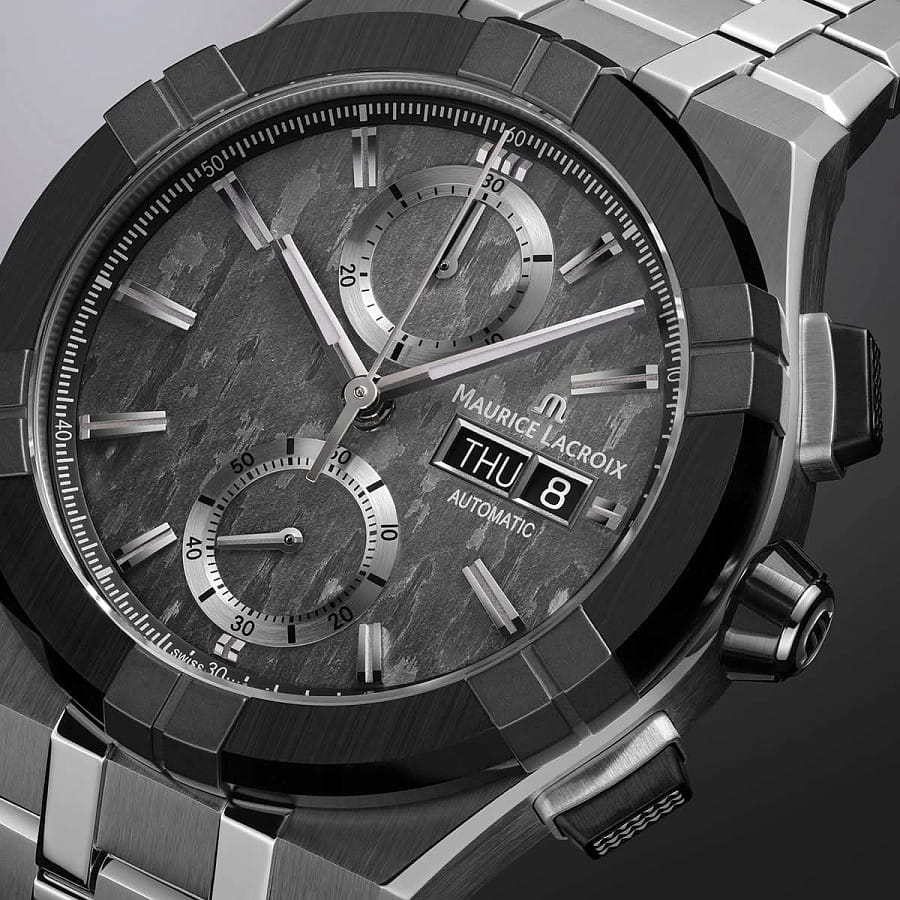 Часы Maurice Lacroix Aikon Automatic 43 mm AC6038-S1C31-330-1 — металл сталь, Швейцария