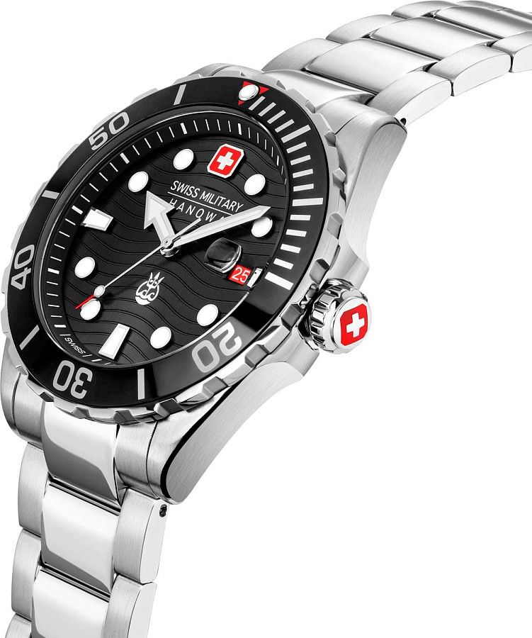 Часы Swiss Military Hanowa Offshore Diver II SMWGH2200301 — кварцевые, Швейцария, мужские