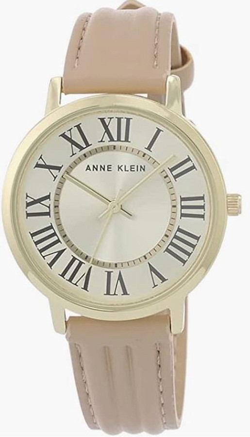 Часы Anne Klein Leather 3836GPTN — США, кварцевые