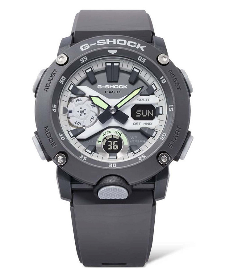 Часы Casio G-Shock GA-2000HD-8ADR (GA-2000HD-8A) — электронные, карбон