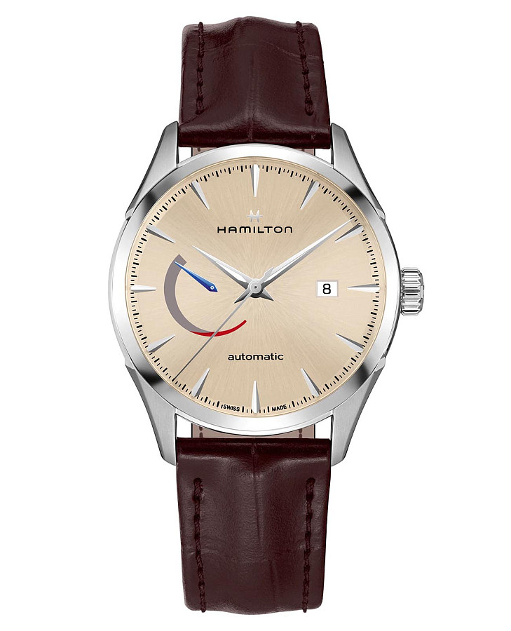 Часы Hamilton Jazzmaster Power Reserve Auto H32635521 — мужские, шампань